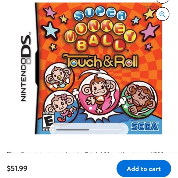 BRAND NEW SEALED Nintendo DS Super Monkey Ball Touch & Roll - Picture 2 of 6